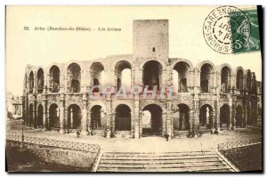 Old Postcard Arles Les Arenes