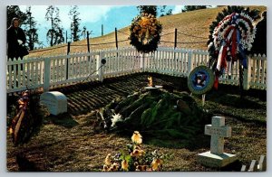 Democrat  John F. Kennedy  Grave Site  Arlington  Virginia   Postcard