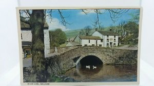 Vintage Postcard River Aire Malham Yorkshire