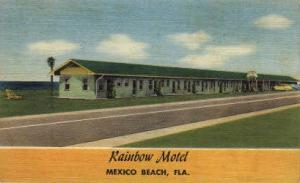 Rainbow Motel Mexico Beach FL Unused