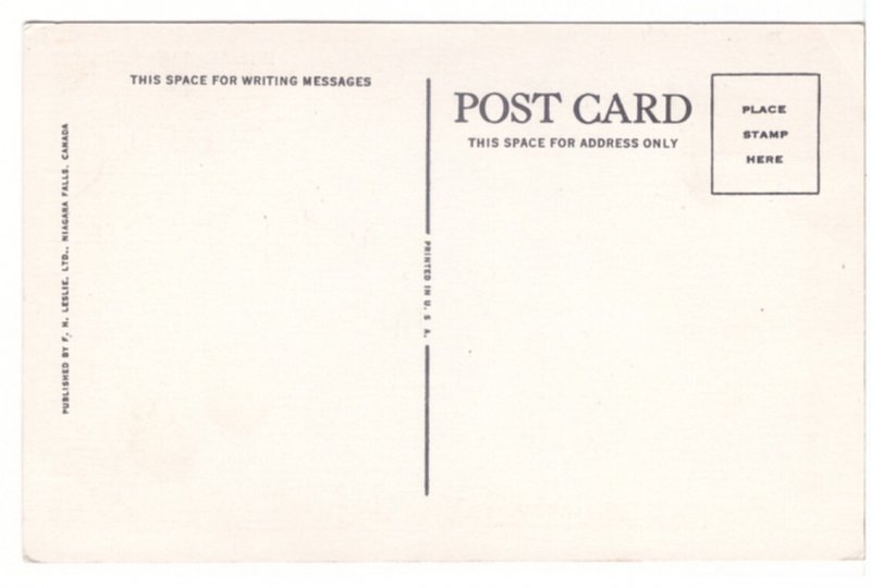 American Falls From Below, Niagara Falls Vintage Linen Postcard