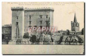 Old postcard Le Chateau du Roi Rene in Tarascon