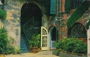 Louisiana New Orleans Brulator Courtyard 520 Royal Street 1953