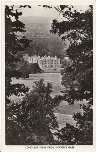 Wiltshire Postcard - Longleat - View from Heaven's Gate - Real Photograph  2829