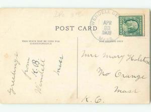 Pre-Linen TWO WOMEN IN WOODEN BARREL AB7625