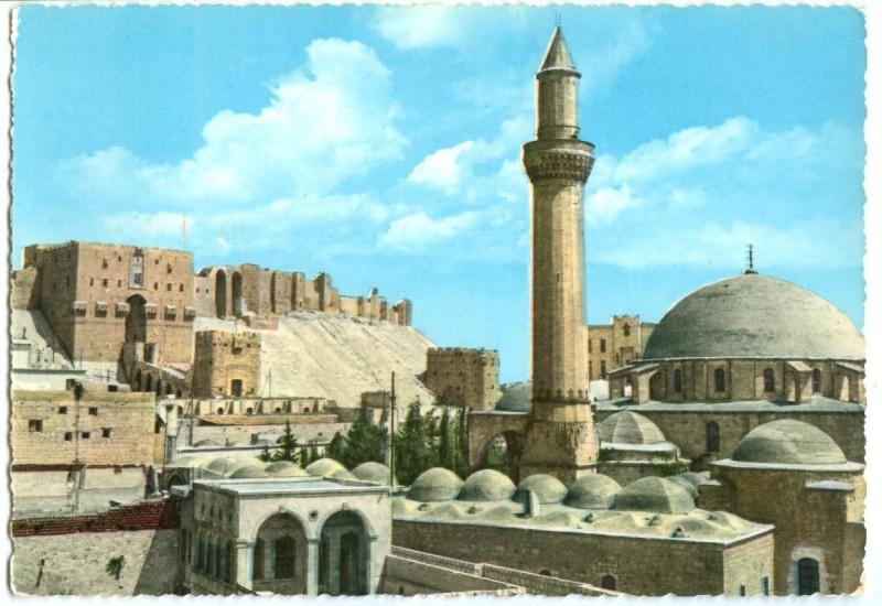 Syria, Halab, Aleppo, Alep, The Citadel, 1960s used Postcard