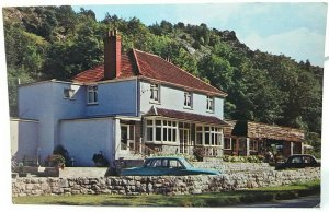 Burrington Combe Cafe Mendip Hills Somerset Vintage Postcard 1966