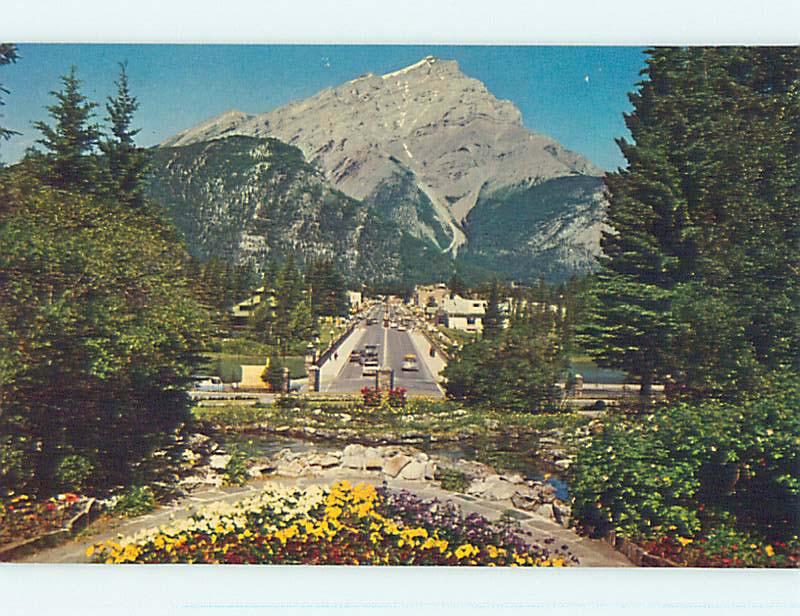 Unused Pre-1980 TOWN VIEW SCENE Banff Alberta AB p8900