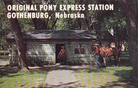 Original Pony Express Station Gothenburg Nebraska