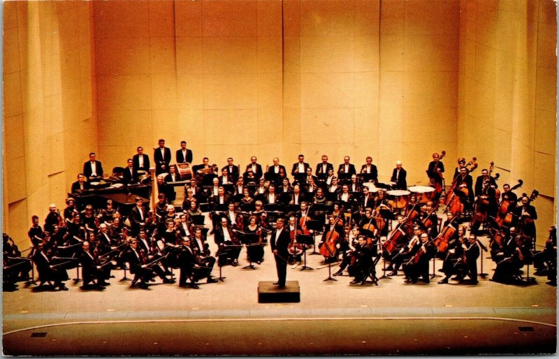 Vtg Atlanta Symphony Orchestra Robert Shaw Hall Memorial Arts Center GA Postcard