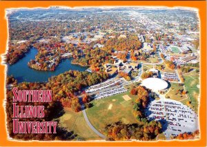 IL, Carbondale  SOUTHERN ILLINOIS UNIVERSITY Campus Aerial View  4X6 Postcard