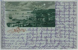 NAPLES city vintage postcard - GRUSS AUS Saluti 1901-