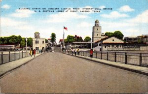 Texas Laredo Looking North On Convent Avenue From International Bridge