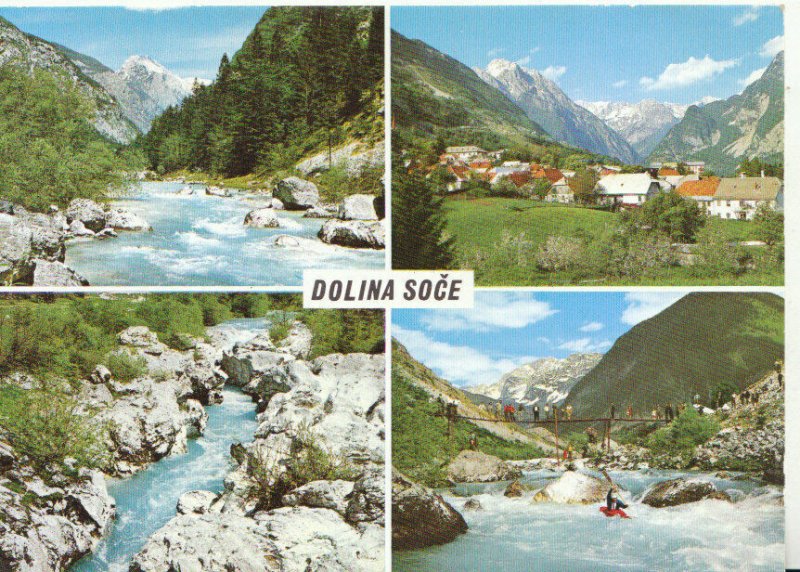 Slovenia Postcard - Views of Dolina Soce - Ref TZ5735 