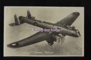 ac1078 - Aircraft - Fairey Hendon in Flight, Reg.No.K5085 - postcard