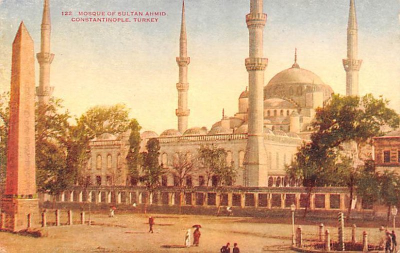 Mosque of Sultan Ahmid Constantinople Turkey Unused 