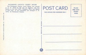 LP62  Augusta Georgia  Postcard Court House