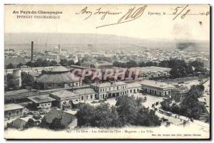 Old Postcard Folklore Wine Vintage Champagne Epernay The station Workshops & ...