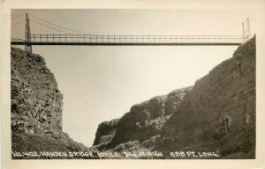 W.Andrews RPPC No.402 Hansen Bridge ID Twin Falls County 346' High 888' Long