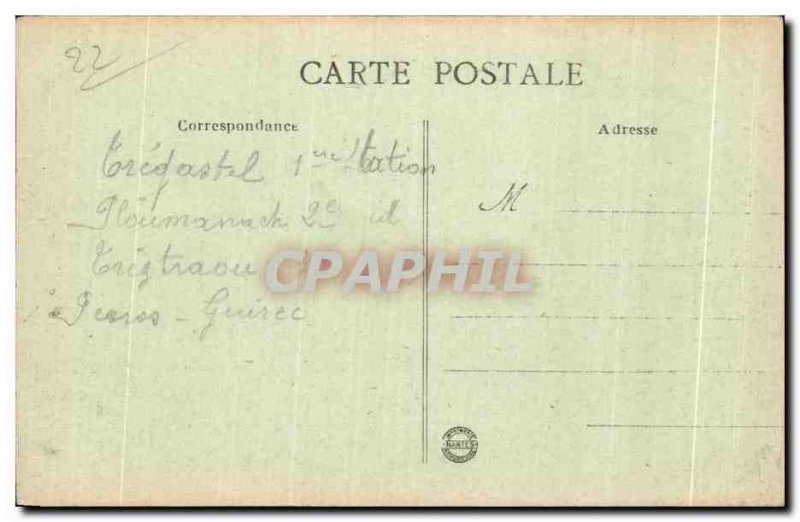 Old Postcard Ploumanac pm Napoleon's Hat