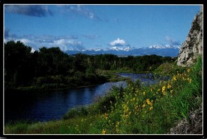 Montana Jefferson River and Tobacco Root Mountains