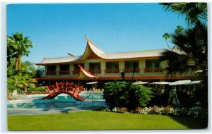 INDIAN WELLS, CA California ~ Roadside ERAWAN GARDEN Hotel c1960s  Postcard