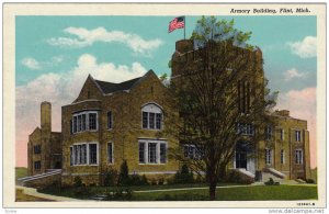 Exterior,Armory Building,Flint,Michigan,00-10s