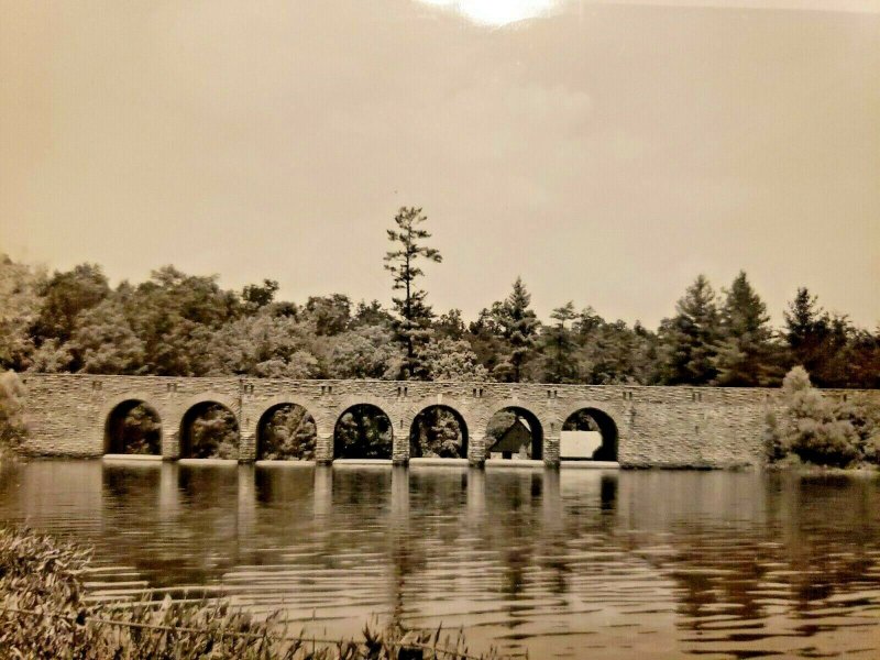 Vintage Postcard Dam at Cumberland State Park Crossville Tennessee 1933 RPPC 739