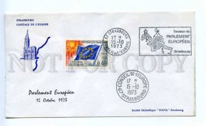 418273 FRANCE Council of Europe 1973 year Strasbourg European Parliament COVER