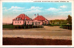 Postcard Club House at Wicker Park Golf Course in Hammond, Indiana