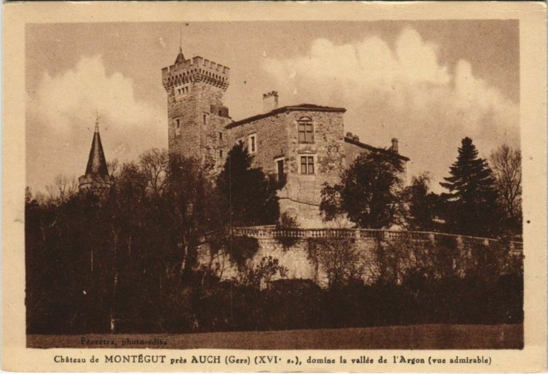 CPA chateau de montegut pres auch (1169231)
							
							