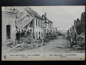 c1916 - In The SOMME, CHILLY - by E Le Deley No 1510