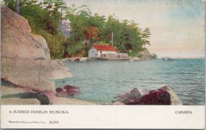 Summer Home in Muskoka Ontario ON Unused Postcard F27