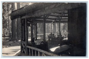 c1910's Big Tree Lodge Yosemite California CA Antique RPPC Photo Postcard