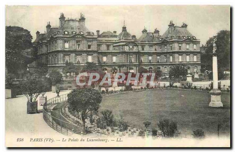 Old Postcard Paris VI Luxembourg Palace