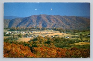 View From Brush Mountain Virginia Vintage Posted 1991