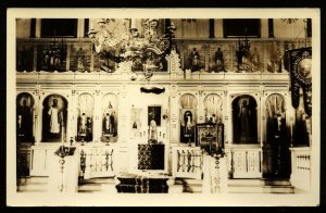 Alaska Vintage RPPC SITKA St. Michael's Russian Cathedral