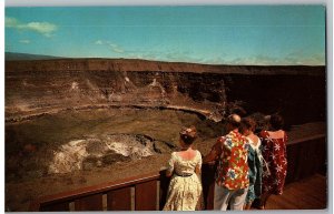 Halemaumau Firepit Most Active Crater of Kilauea Volcano Hawaii Postcard