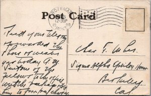 Postcard A Glimpse on Main Street Boseman MT 1908