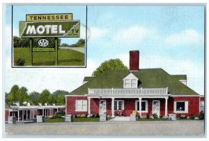 c1950's Tennessee Motel Nashville Tennessee TN Dual View Vintage Postcard