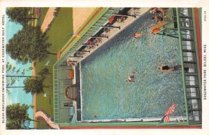 Biloxi Mississippi Edgewater Park Swimming Pool Vintage Postcard AA57292