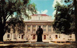 Columbus OH~OHIO STATE UNIVERSITY Library~William Oxley Thompson Statue Postcard