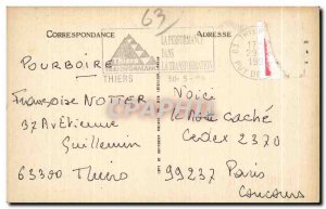 Old Postcard Thiers View the Plain of Limagne