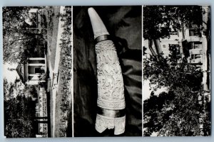 Northern Great Plain Hungary Postcard Jászberény Multiview 1972 RPPC Photo