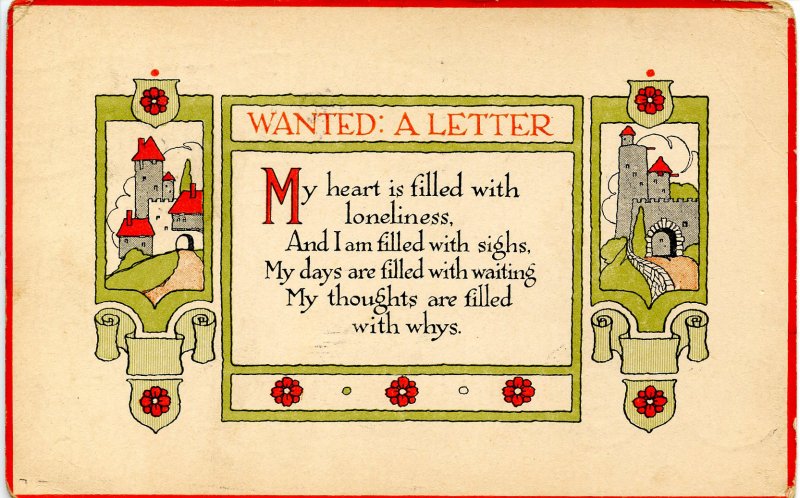 Greeting - Wanted: A Letter