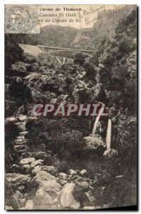 Old Postcard surroundings Tlemcen Cascades El Ourit