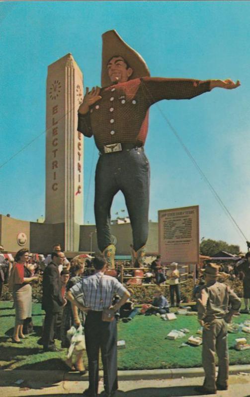 Big Tex World's Tallest Cowboy at Cotton Bowl, Dallas TX, Texas