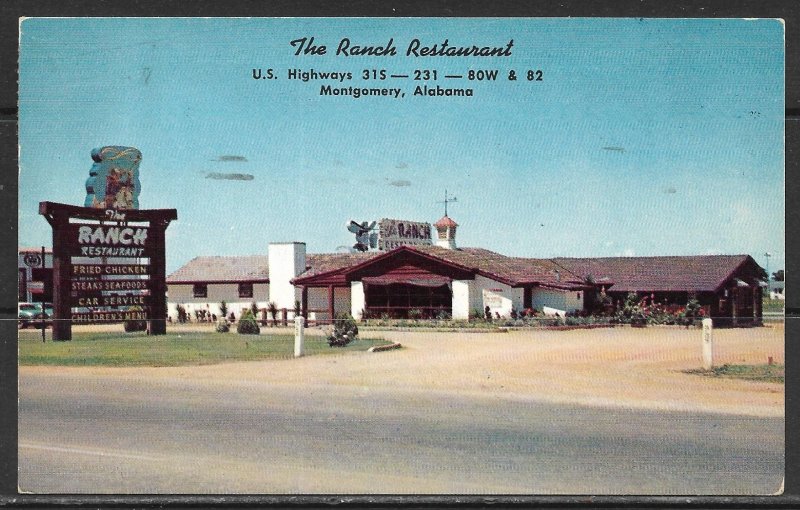 Alabama, Montgomery - The Ranch Restaurant - [AL-021]