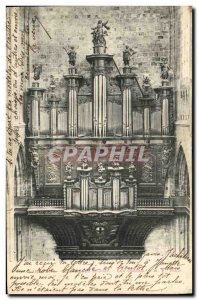 Postcard Old Organ Narbonne Cathedrale St Jusdt Organs