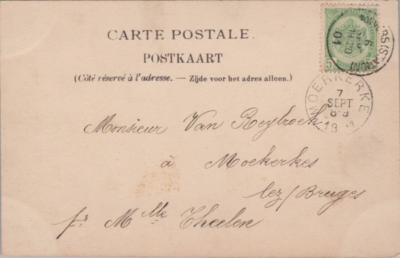 Belgium Anvers Le Steen Antwerp Postcard 04.35